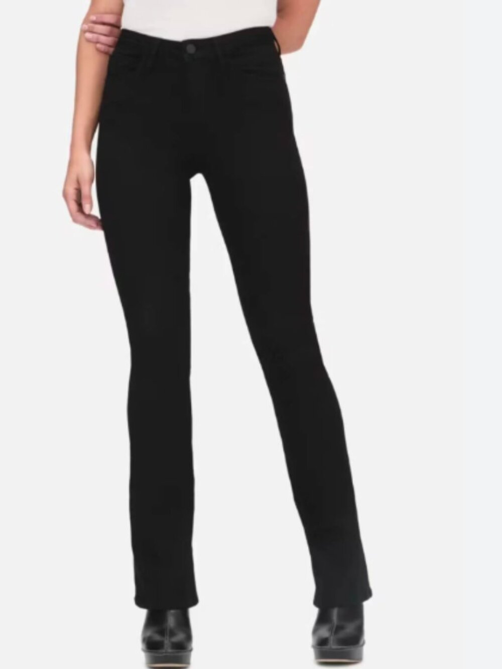 Frame Denim Le Mini Boot Black Women's flare Jeans 27
